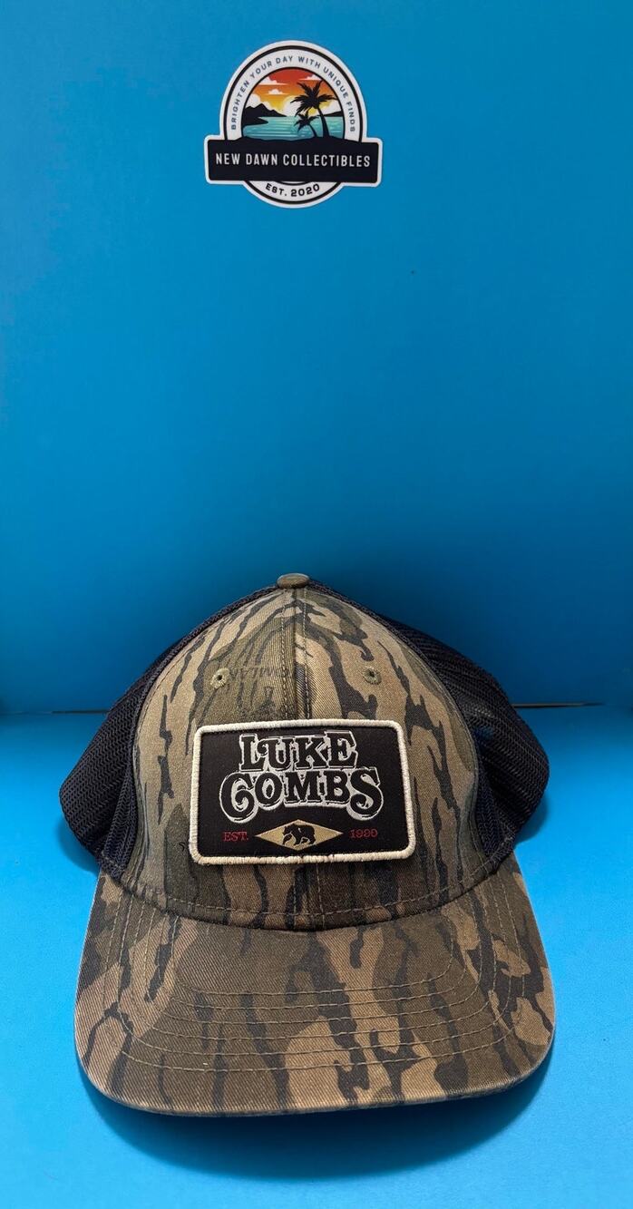Luke Combs x The Normal Brand Camo Trucker Snapback Hat Mesh Cap